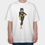 Cartoon Retro Batman 6, Tricou Oversize Barbati (Unisex)