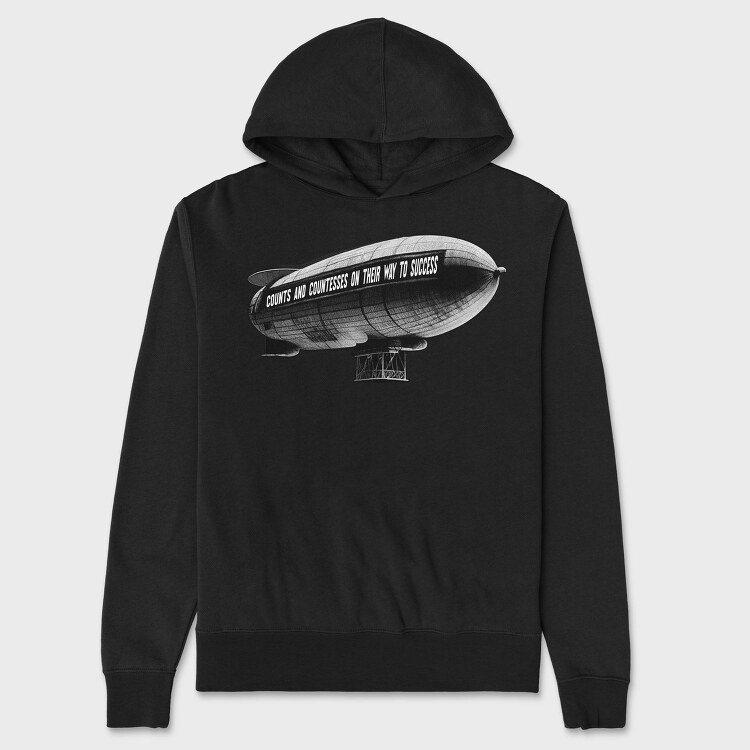 Zeppelin Counts And Countesses Quote, Hanorac Oversize Barbati (Unisex)