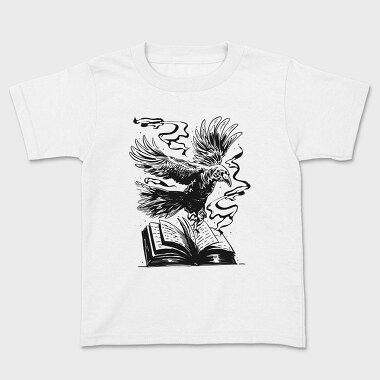 Raven On A Book, Tricou Copii