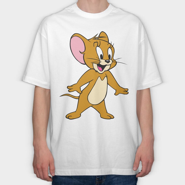 Cartoon Retro Caricaturas 32 4, Tricou Oversize Barbati (Unisex)