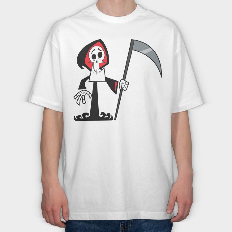 Cartoon Retro Billy and Mandy 4, Tricou Oversize Barbati (Unisex)