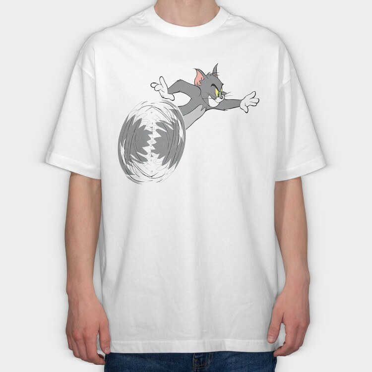 Cartoon Retro Caricaturas 32 3, Tricou Oversize Barbati (Unisex)