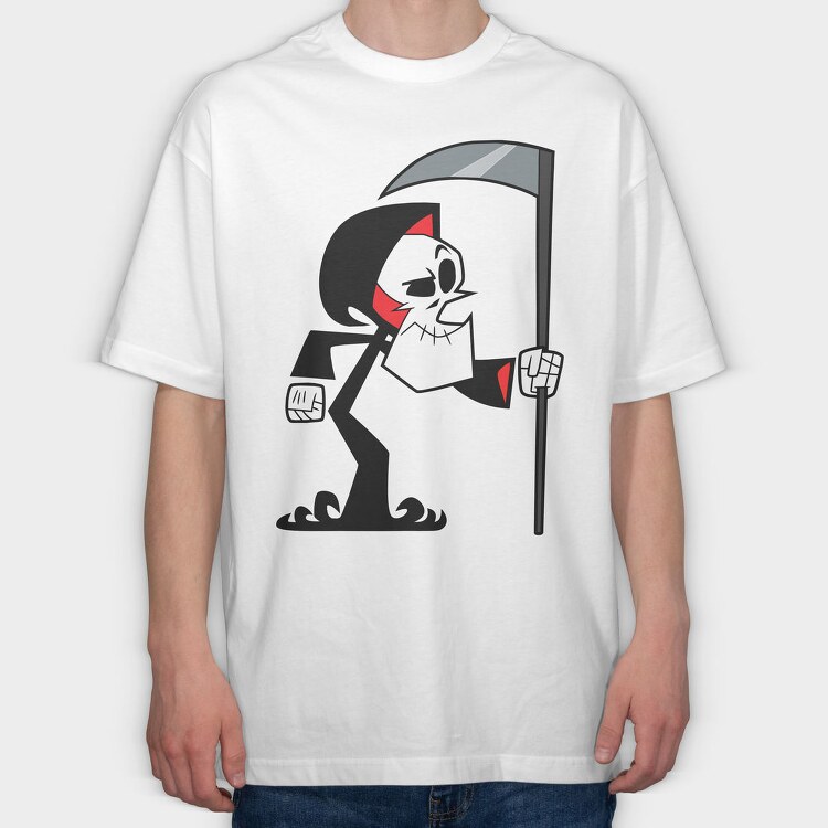 Cartoon Retro Billy and Mandy 3, Tricou Oversize Barbati (Unisex)