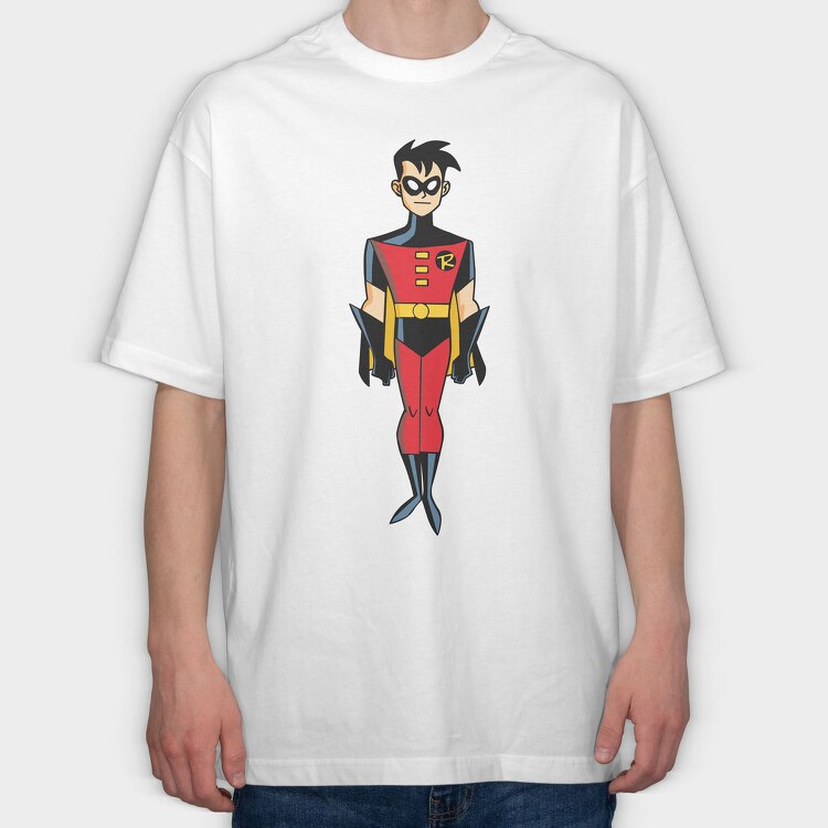 Cartoon Retro Batman 3, Tricou Oversize Barbati (Unisex)