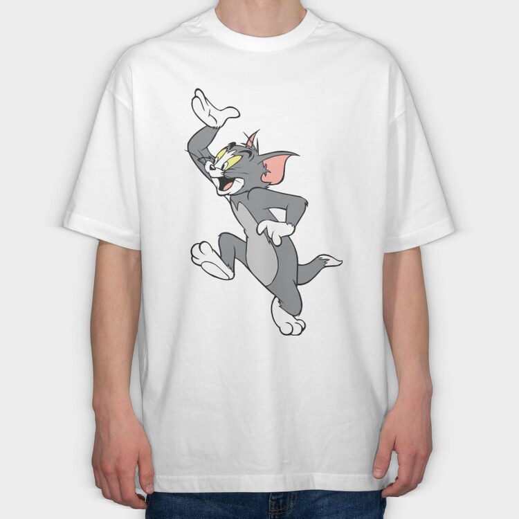 Cartoon Retro Caricaturas 32 2, Tricou Oversize Barbati (Unisex)
