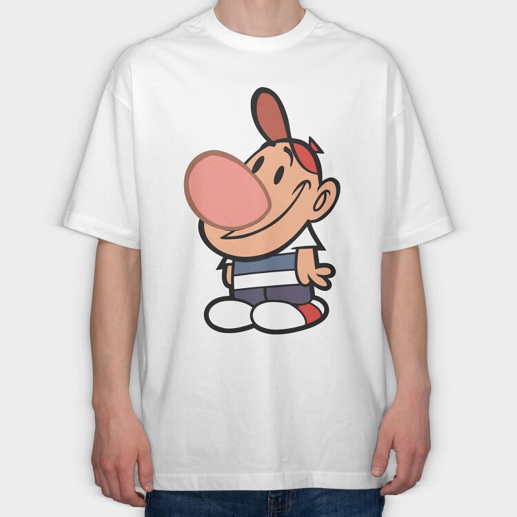 Cartoon Retro Billy and Mandy 2, Tricou Oversize Barbati (Unisex)
