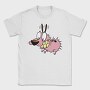 Cartoon Retro Courage the Cowardly Dog 1, Tricou Barbati (Unisex)