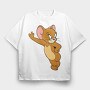 Cartoon Retro Caricaturas 32 6, Tricou Oversize Barbati (Unisex)