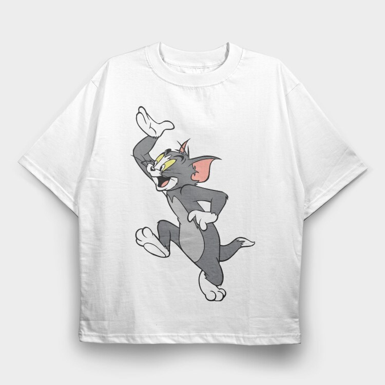 Cartoon Retro Caricaturas 32 2, Tricou Oversize Barbati (Unisex)