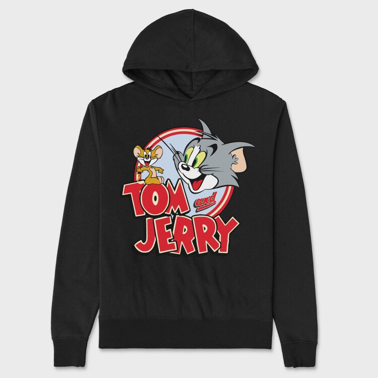 Cartoon Retro Caricaturas 32 1, Hanorac Oversize Barbati (Unisex)