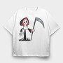 Cartoon Retro Billy and Mandy 4, Tricou Oversize Barbati (Unisex)