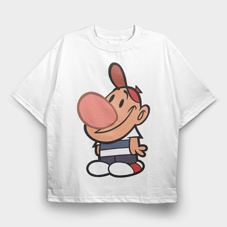 Cartoon Retro Billy and Mandy 2, Tricou Oversize Barbati (Unisex)