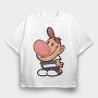 Cartoon Retro Billy and Mandy 2, Tricou Oversize Barbati (Unisex)
