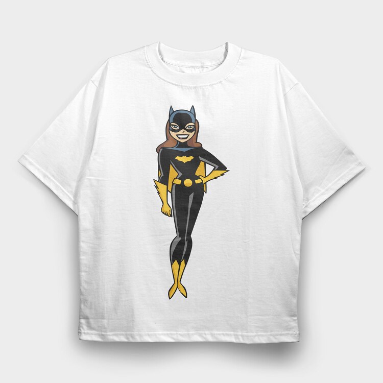 Cartoon Retro Batman 6, Tricou Oversize Barbati (Unisex)