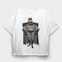 Cartoon Retro Batman 5, Tricou Oversize Barbati (Unisex)