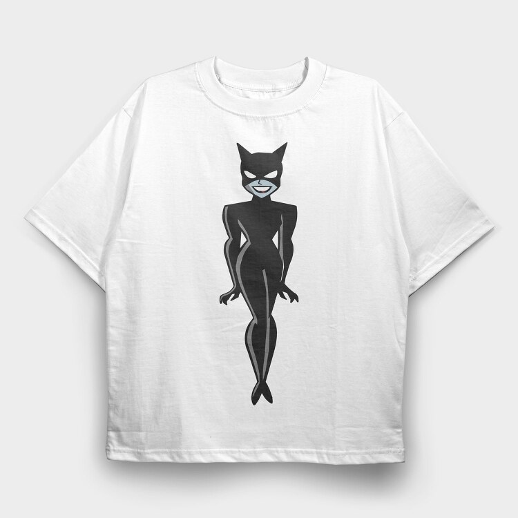 Cartoon Retro Batman 4, Tricou Oversize Barbati (Unisex)