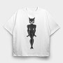 Cartoon Retro Batman 4, Tricou Oversize Barbati (Unisex)