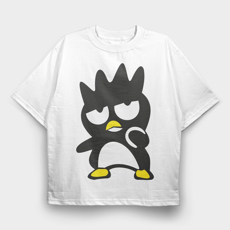 Cartoon Retro Badtz Maru 6, Tricou Oversize Barbati (Unisex)