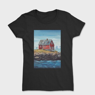 Red House Painting Iceberg Poster, Tricou Femei