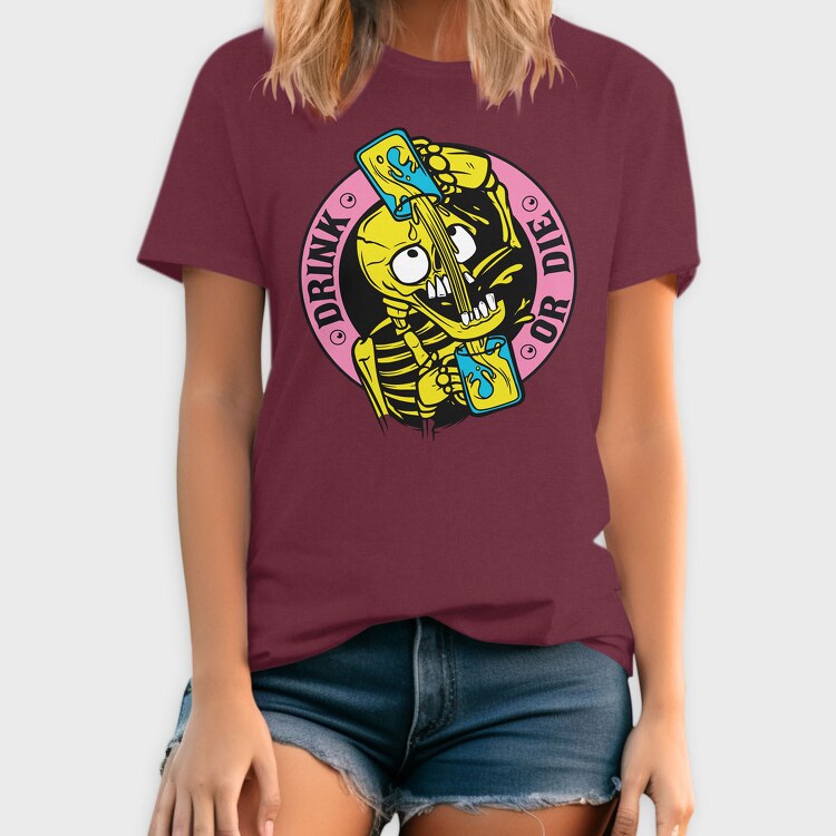 Drink or Die, Tricou Barbati (Unisex)