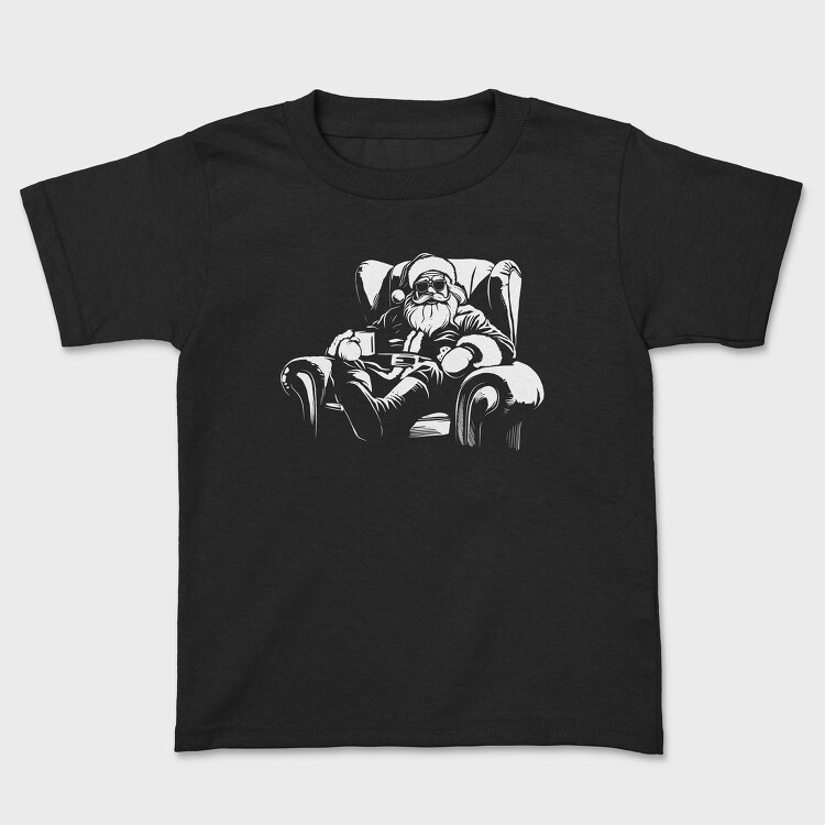 Relaxed Santa Claus Chill Cookie Milk, Tricou Copii