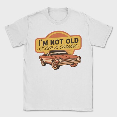 Retro Convertible Classic Car, Tricou Barbati (Unisex)