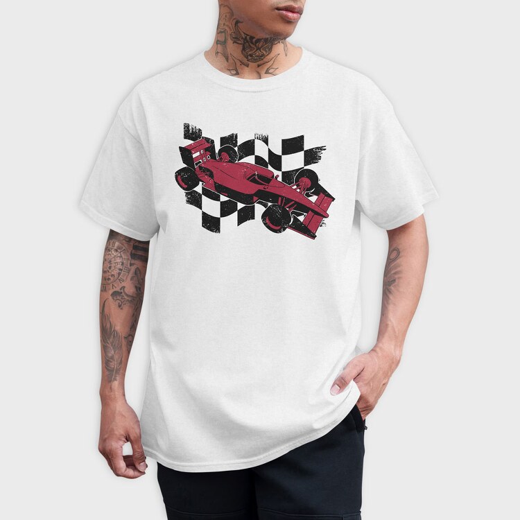 Racing Car, Tricou Barbati (Unisex)
