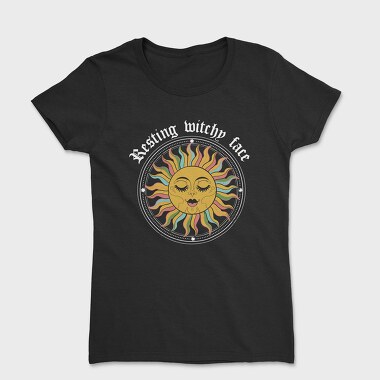 Resting Witchy Face Sun, Tricou Femei