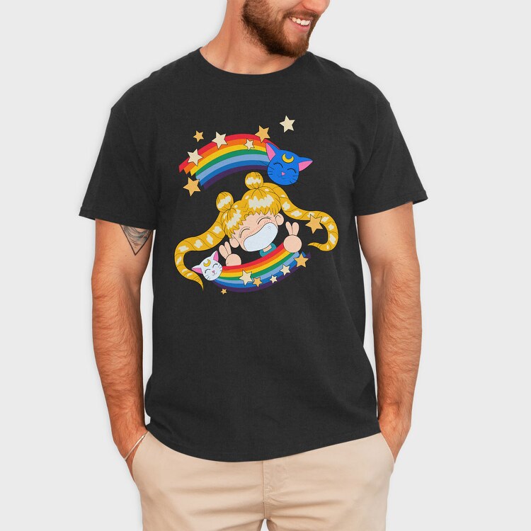 Sailor Moon 18, Tricou Barbati (Unisex)