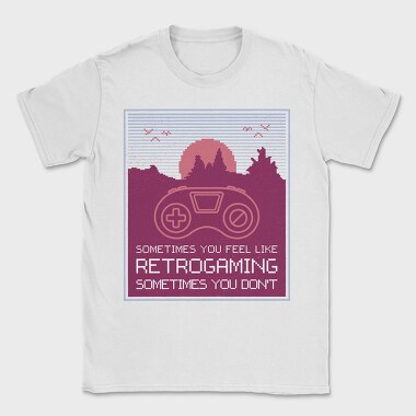 Retrogaming, Tricou Barbati (Unisex)