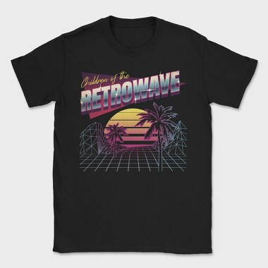 Retrowave Child Children Of The Tote, Tricou Barbati (Unisex)