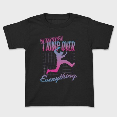 Retrowave Parkour Jump, Tricou Copii