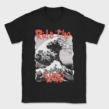Ride The Wave Art, Tricou Barbati (Unisex)
