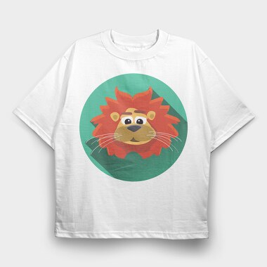 Roaring Lion Mane, Tricou Oversize Barbati (Unisex)