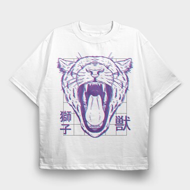 Roaring Lioness Blurred, Tricou Oversize Barbati (Unisex)