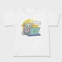 Robot Working On Computer, Tricou Copii