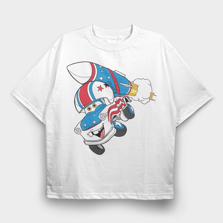 Cars 7, Tricou Oversize Barbati (Unisex)