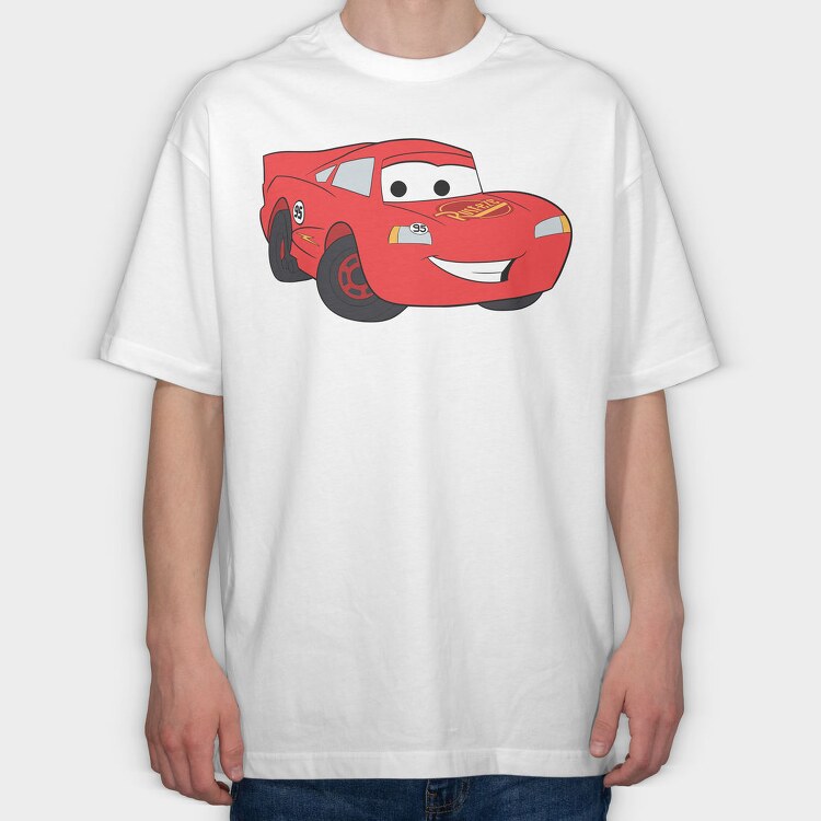 Cars 1, Tricou Oversize Barbati (Unisex)