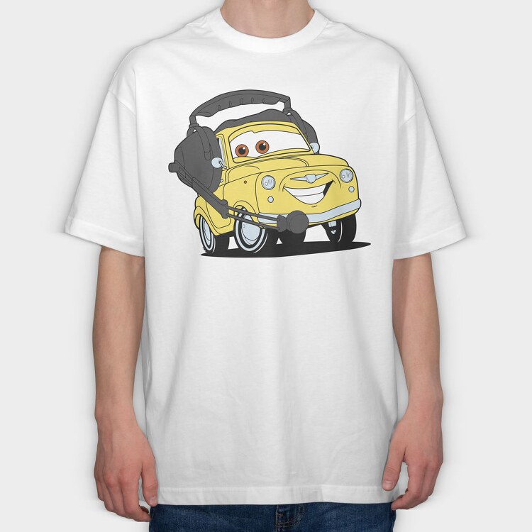 Cars 2, Tricou Oversize Barbati (Unisex)