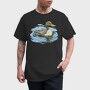 Duck on Water, Tricou Barbati (Unisex)