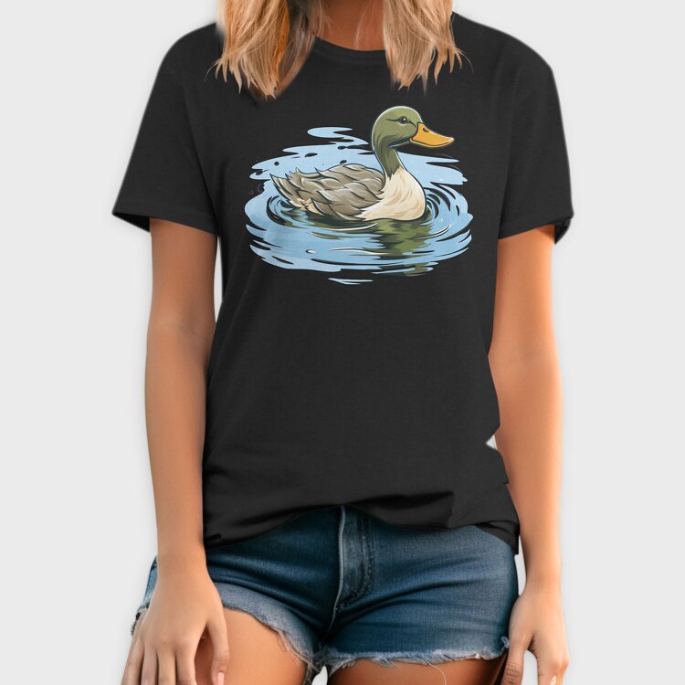 Duck on Water, Tricou Barbati (Unisex)