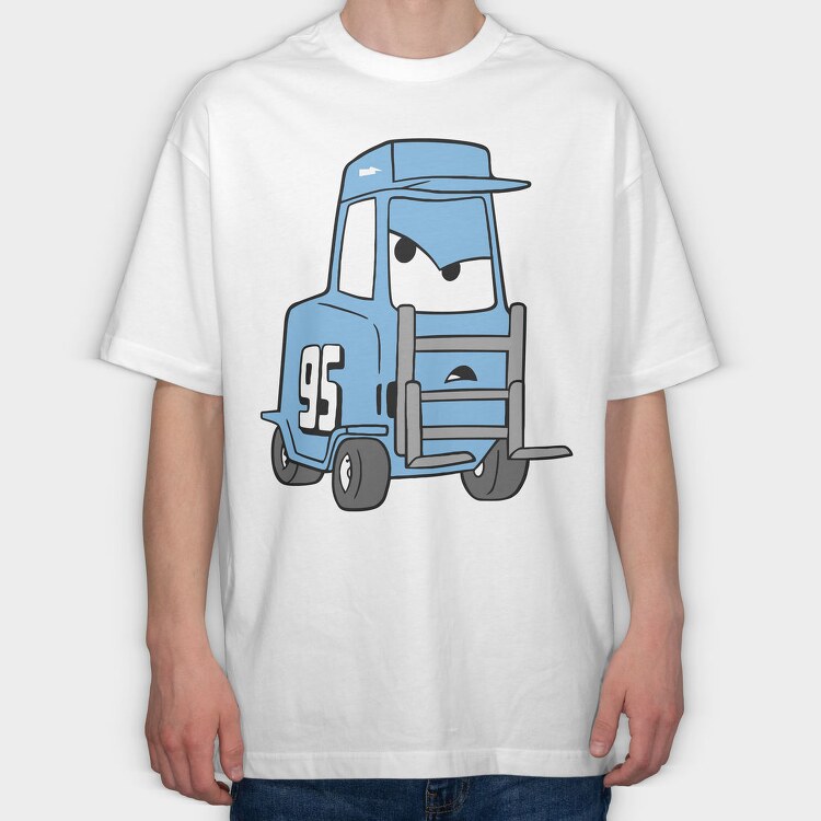 Cars 24, Tricou Oversize Barbati (Unisex)