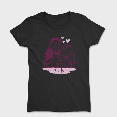 Romantic Old Couple Love Mug, Tricou Femei