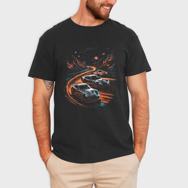Racing, Tricou Barbati (Unisex)