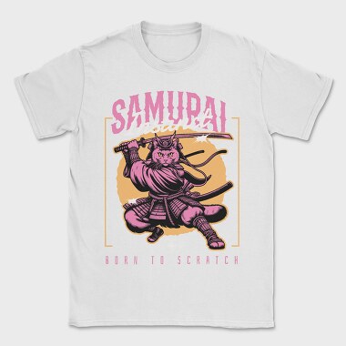 Samurai Instinct Cat, Tricou Barbati (Unisex)