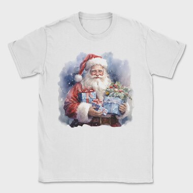 Santa Claus With Gifts, Tricou Barbati (Unisex)