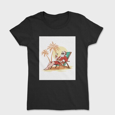 Santa Claus Beach Vacation, Tricou Femei
