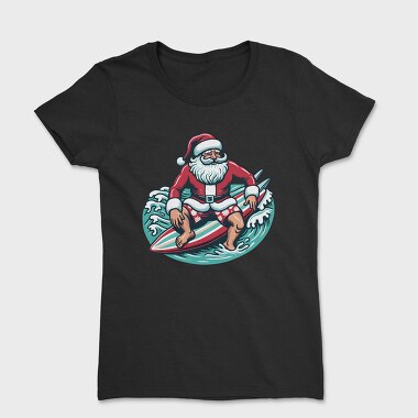 Santa Claus Surfing, Tricou Femei
