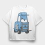 Cars 24, Tricou Oversize Barbati (Unisex)