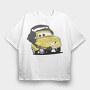 Cars 2, Tricou Oversize Barbati (Unisex)